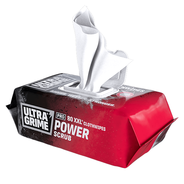 Ultra Grime Pro Power Scrub Clothwipes 80 Wipes image